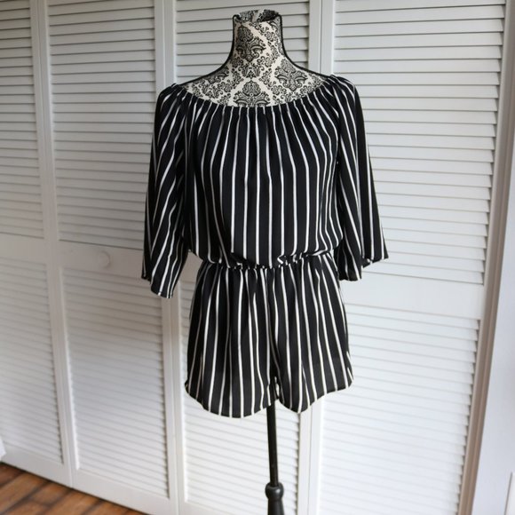 Ambiance Pants - Ambiance Off the Shoulder Romber